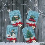 (image for) Christmas Jar Ornaments Counted Cross Stitch Ornament Kit